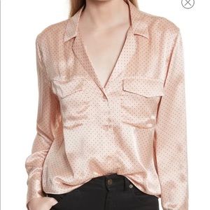 Equipment silk shirt